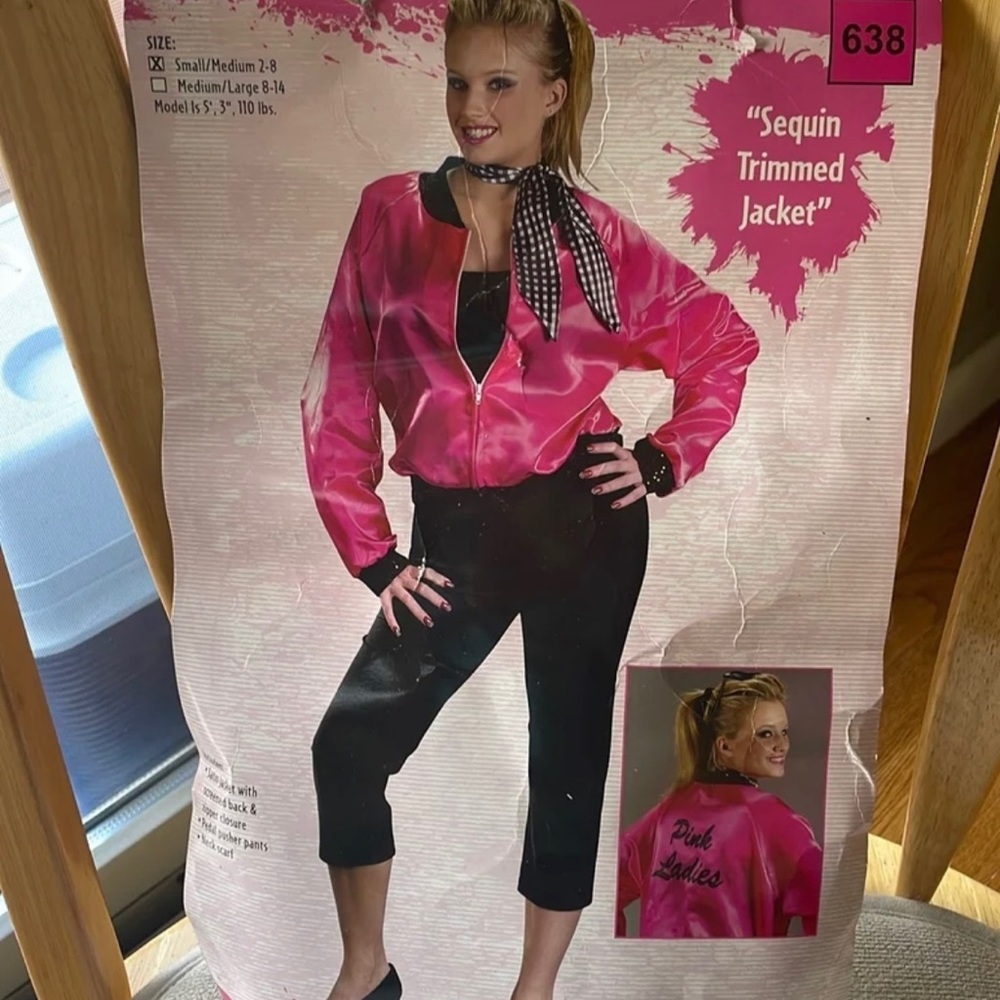 Pink Ladies Costume Size Small/Medium (2-8)